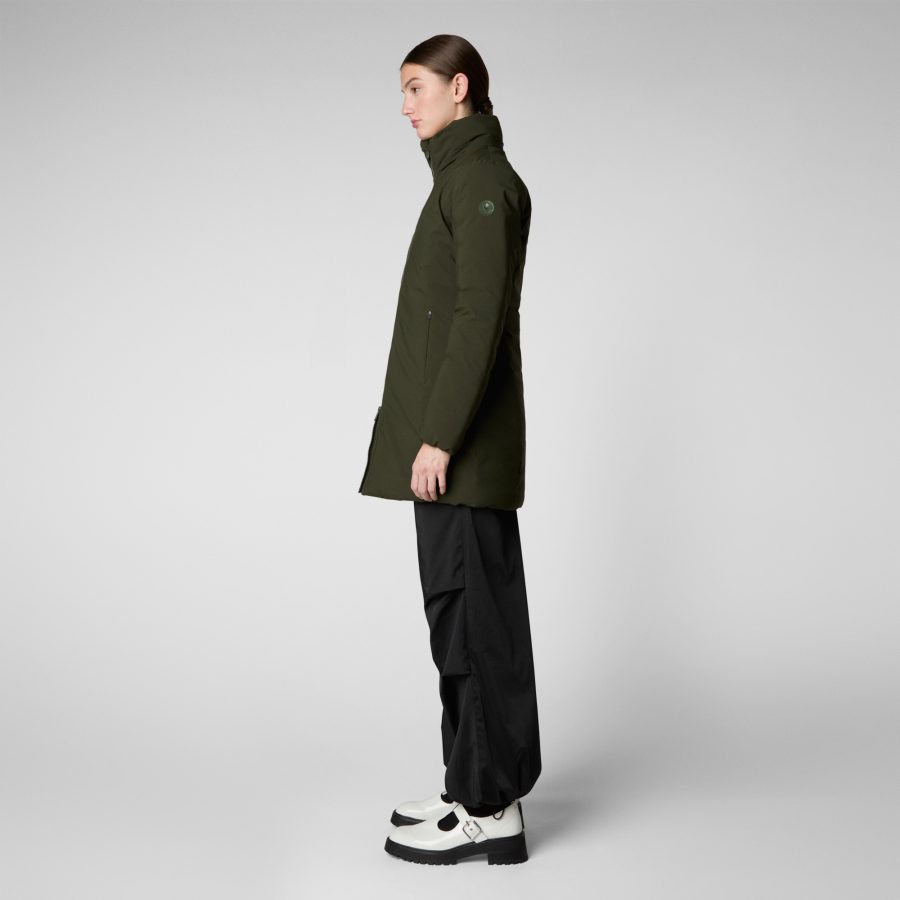 save the duck donna modello d40060w rachel colore land green 50071 verde terra