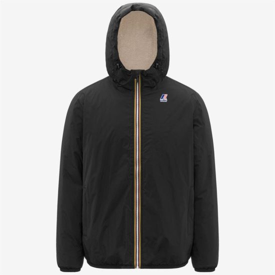 k-way uomo giubbino le-vrai 4. 0 claude orsetto colore nero usy