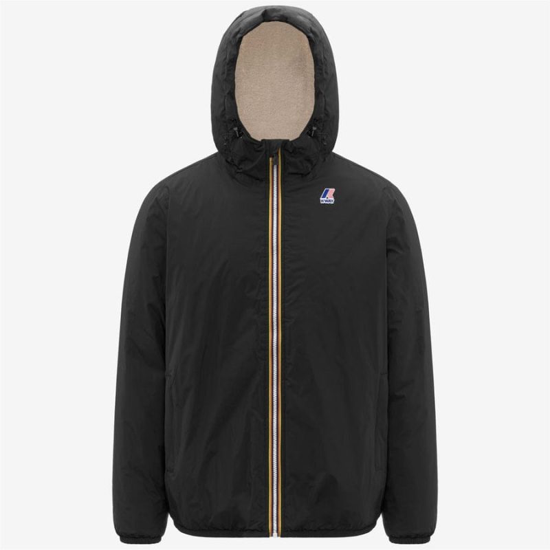 k-way uomo giubbino le-vrai 4. 0 claude orsetto colore nero usy