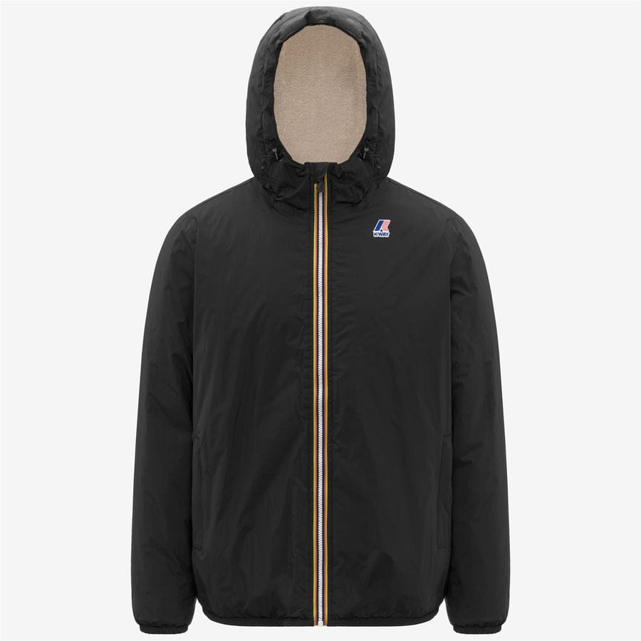 k-way uomo giubbino le-vrai 4. 0 claude orsetto colore nero usy