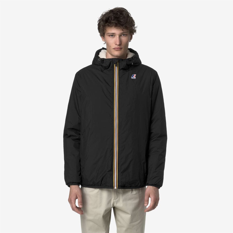 k-way uomo giubbino le-vrai 4. 0 claude orsetto colore nero usy