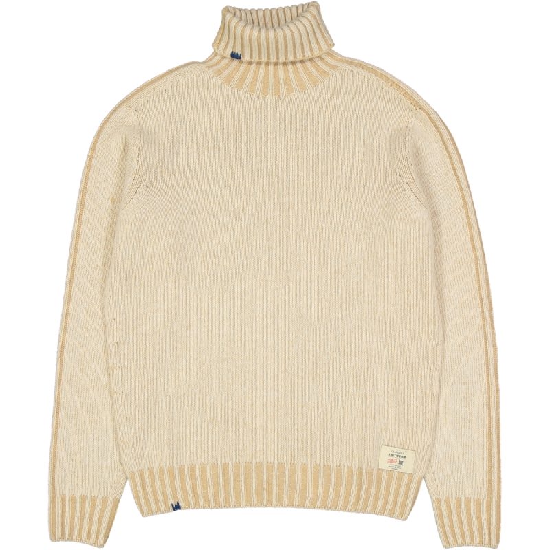 maglione dolcevita bob lizzie beige nocciola bianci