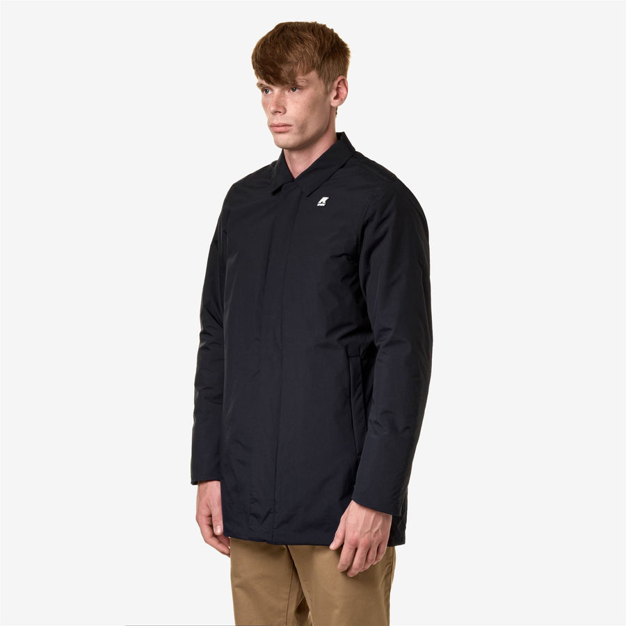 k-way uomo giaccone modello benny warm ottoman k31355w k89 colore blu