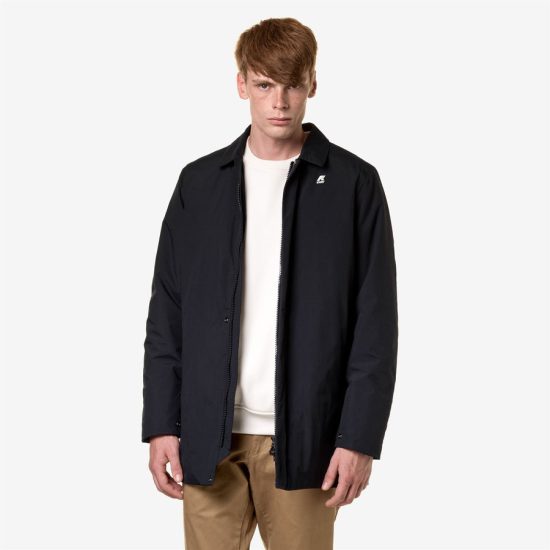 k-way uomo giaccone modello benny warm ottoman k31355w k89 colore blu