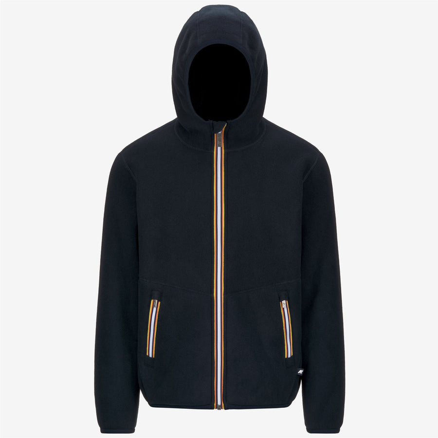 k-way uomo felpa modello jack sherpa polar reversible blu k4122uw a2b blue depth