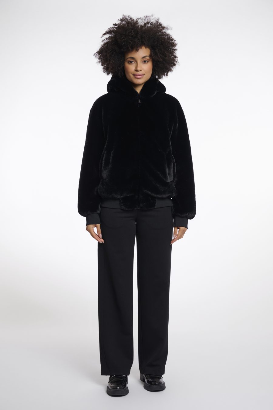 rino e pelle giacca bomber reversibile modello rubia colore nero black 7002512