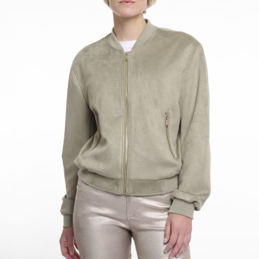 rino & pelle bomber jonina colore verde chiaro