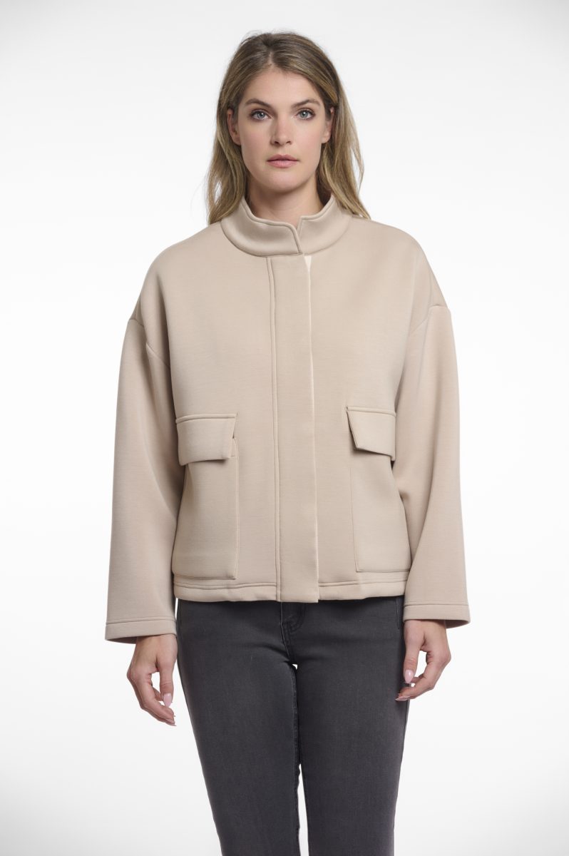 rino pelle giacca modello erlissa colore beige