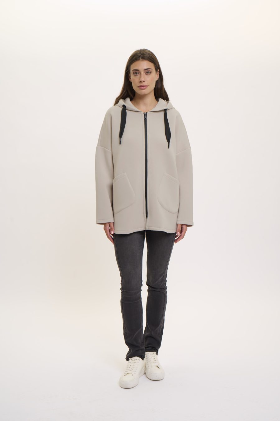 rino & pelle giubbino bray colore grigio nebbia