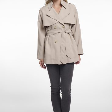 rino & pelle trench bebel colore beige chiaro