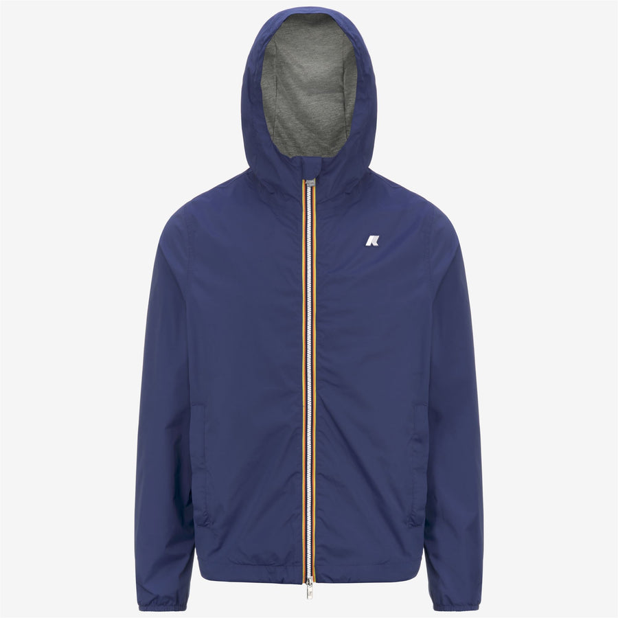 k-way uomo modello jack stretch nylon jersey colore blue deep cobalt k3123Uw 867