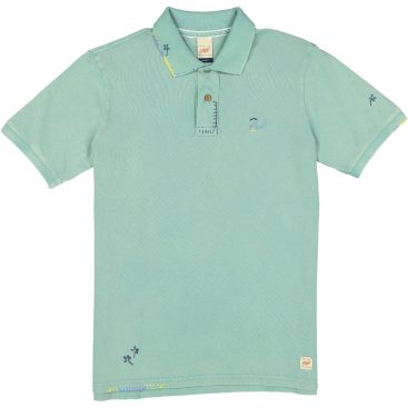 bob polo modello basic r00488 colore verde acqua codice agata