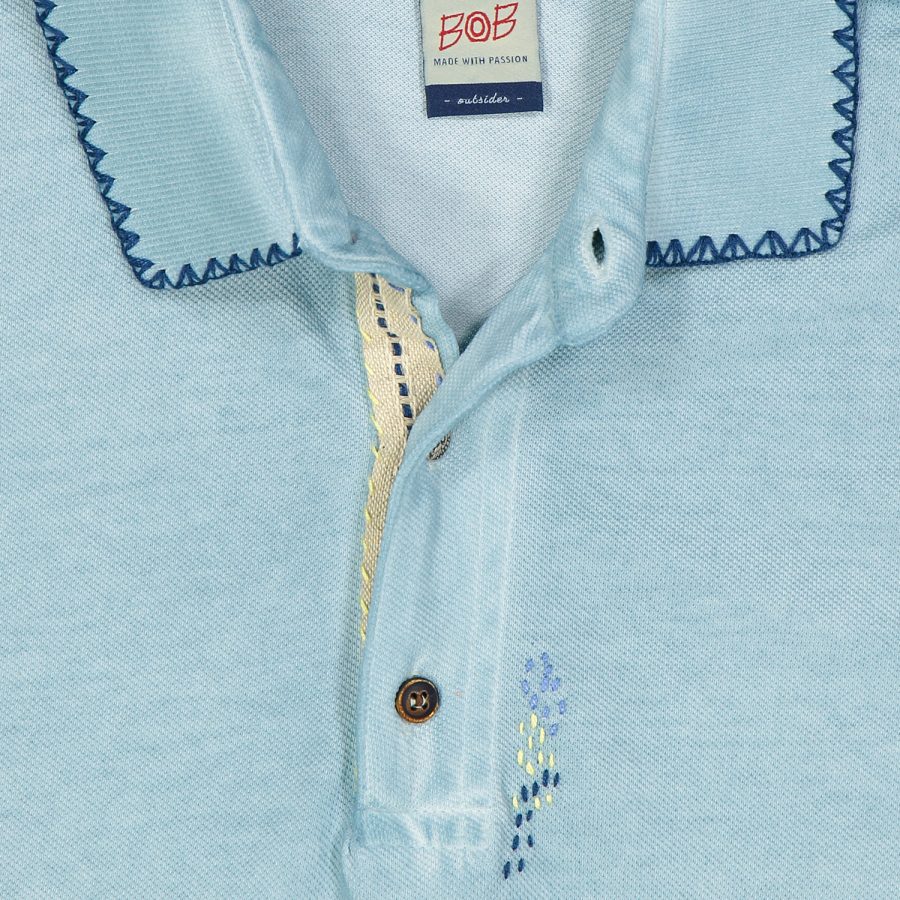 bob polo modello ricky r00487 colore azzurro cloud
