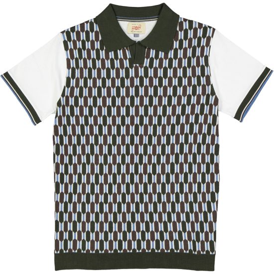 bob polo modello stan colore verde e marrone variante 3