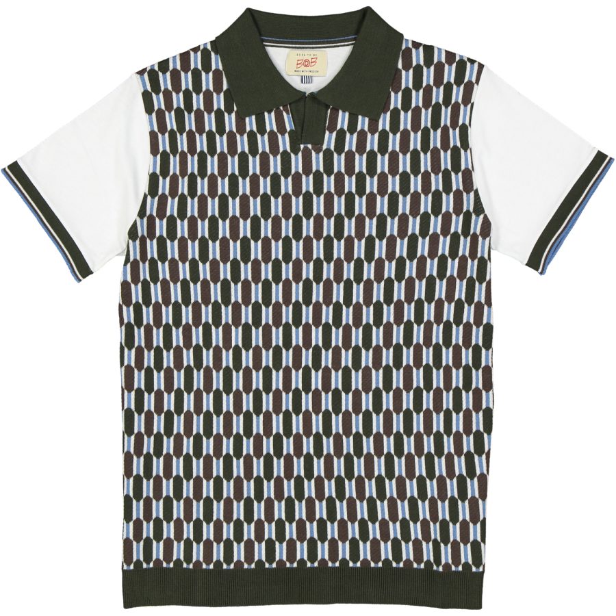 bob polo modello stan colore verde e marrone variante 3