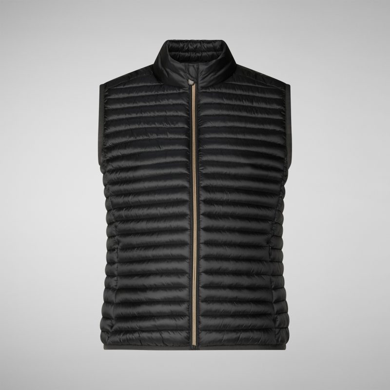 save the duck donna-gilet arabella colore nero black d85310w 10000