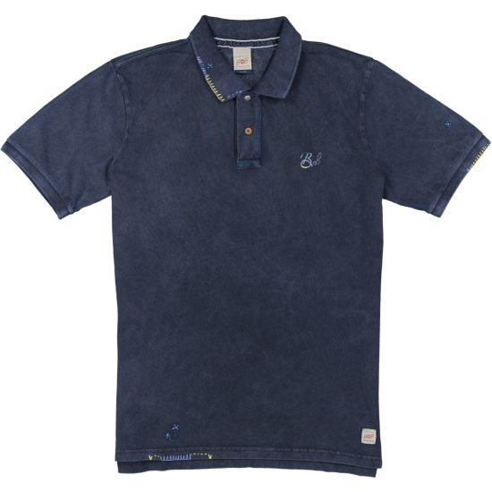 bob polo modello basic r00369 colore blu notte