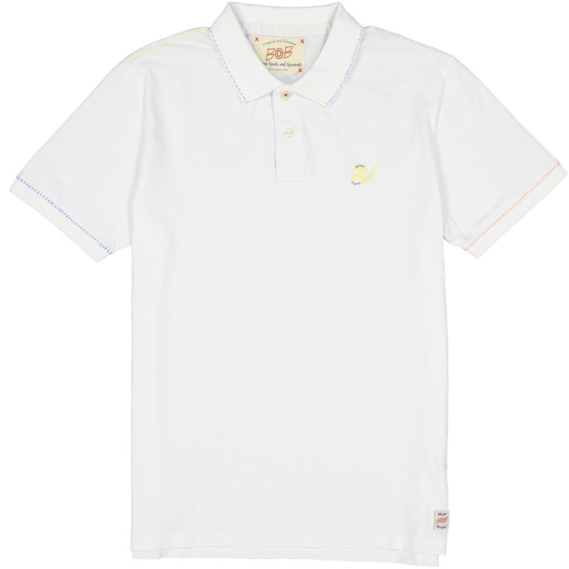 bob polo modello drink r00352 colore bianco