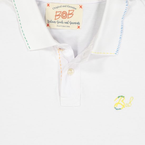 bob polo modello drink r00352 colore bianco