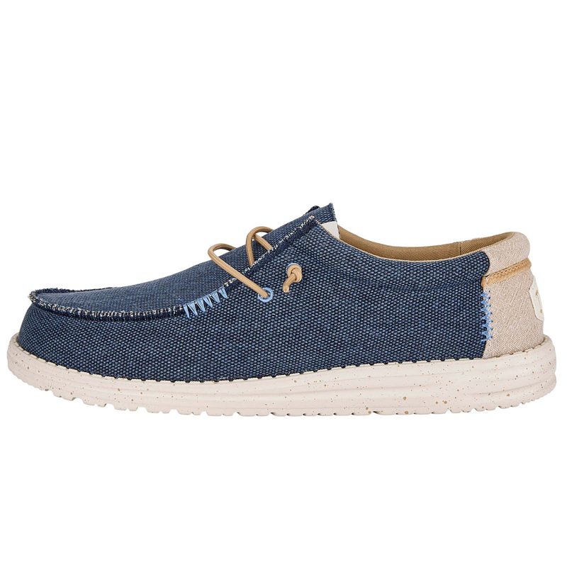 heydude uomo modello wally coastline jute 40952 colore blu navy 410