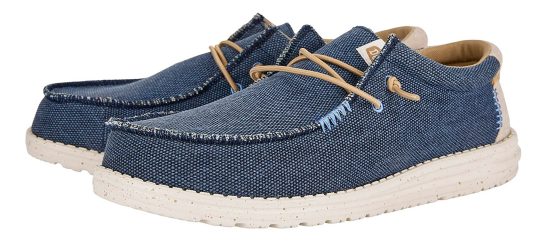 heydude uomo modello wally coastline jute 40952 colore blu navy 410