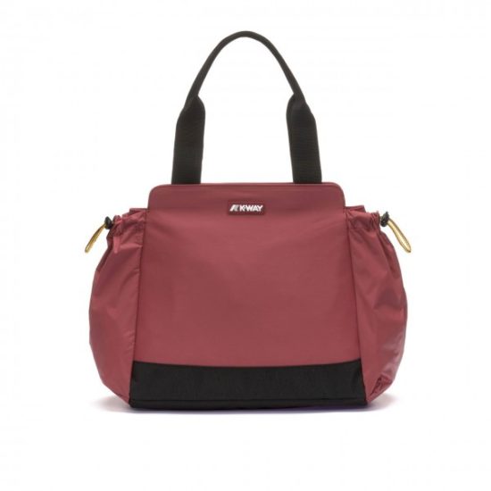 k-way donna borsa modello aisy k8125zw colore rosso mattone red brownish wnm