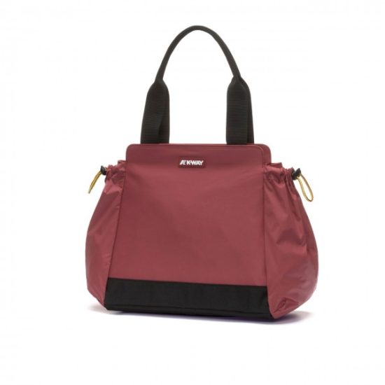 k-way donna borsa modello aisy k8125zw colore rosso mattone red brownish wnm