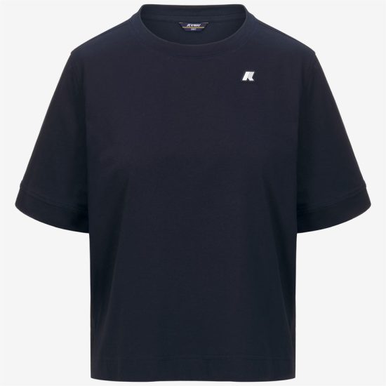 k-way maglietta donna modello selune jersey k2148ew colore blue depth k89