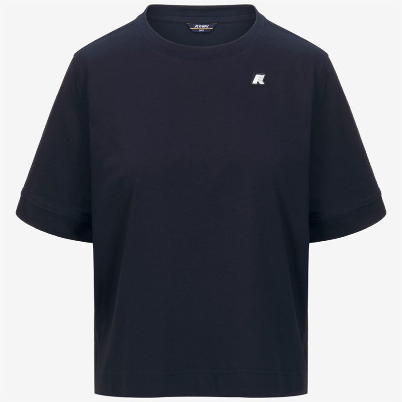 k-way maglietta donna modello selune jersey k2148ew colore blue depth k89