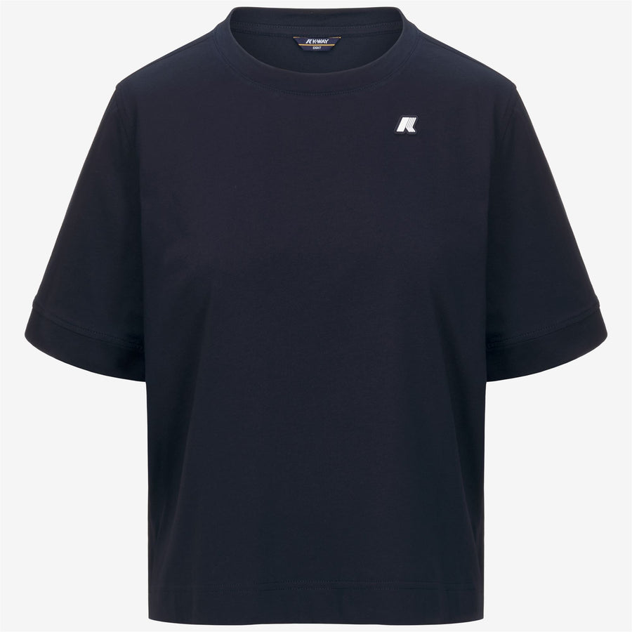 k-way maglietta donna modello selune jersey k2148ew colore blue depth k89