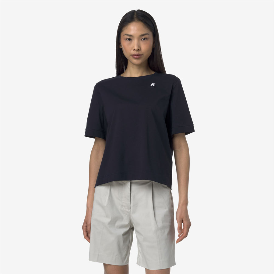 k-way maglietta donna modello selune jersey k2148ew colore blue depth k89