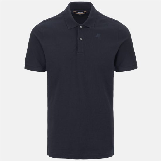 k-way uomo polo modello amedee k5127bw colore blue depht k89