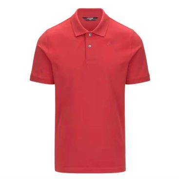 k-way uomo polo modello amedee k5127bw colore red jasper 703