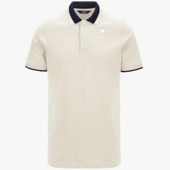 k-way uomo polo modello ventoux k1125fw colore beige lt 634