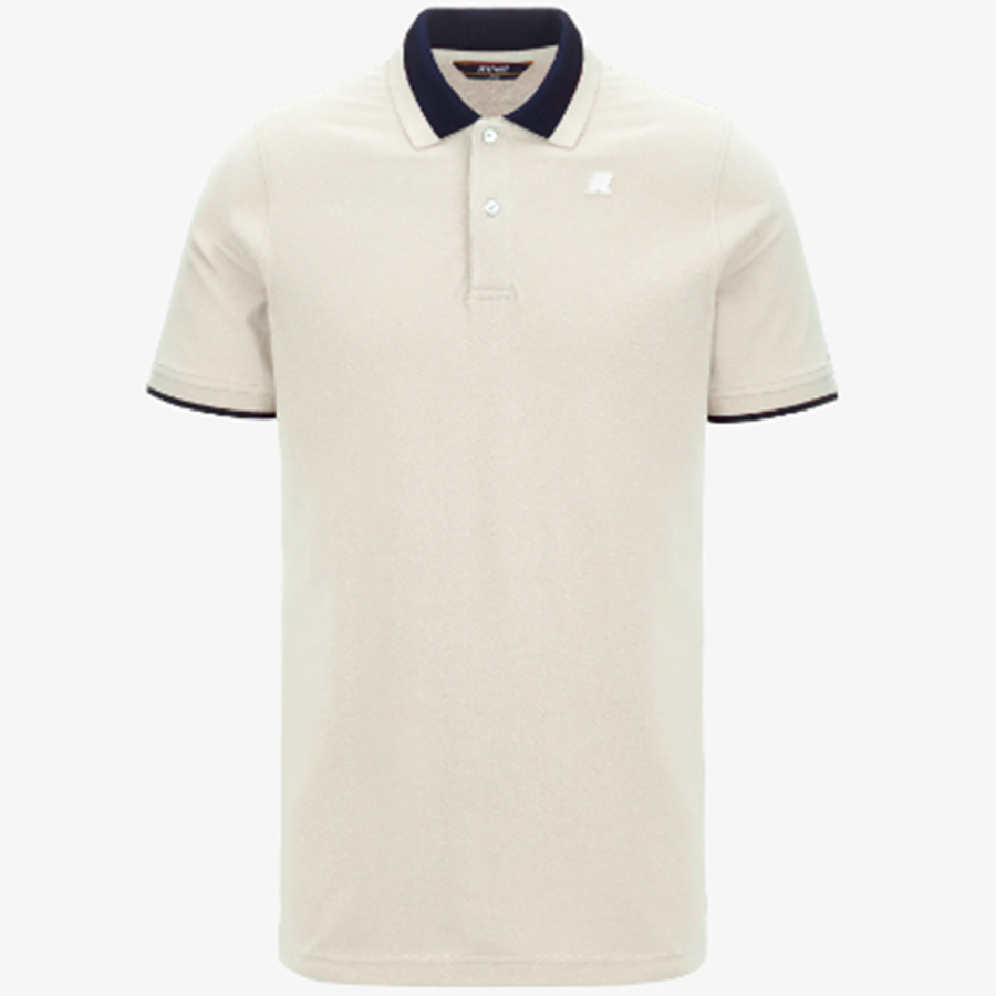 k-way uomo polo modello ventoux k1125fw colore beige lt 634