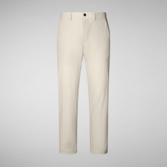save the duck pantalone uomo modello steve dp1843m colore beige 40019