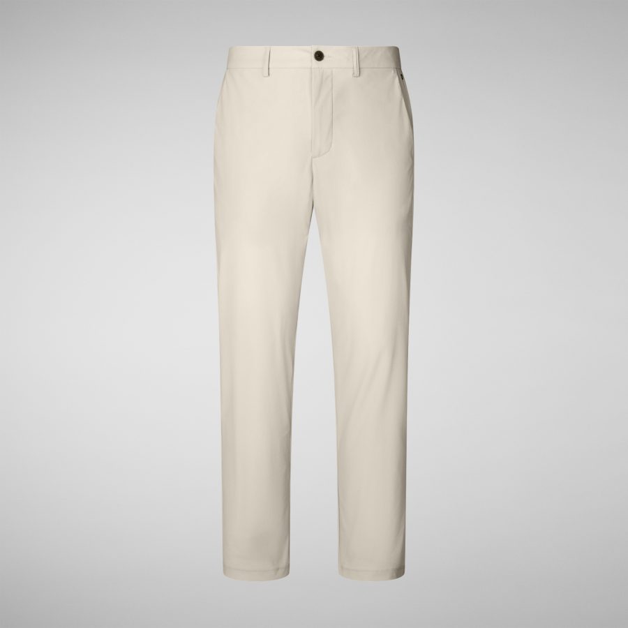 save-the-duck-uomo-steve-dp1843m-beige-40019 save the duck pantalone uomo modello steve dp1843m colore beige 40019