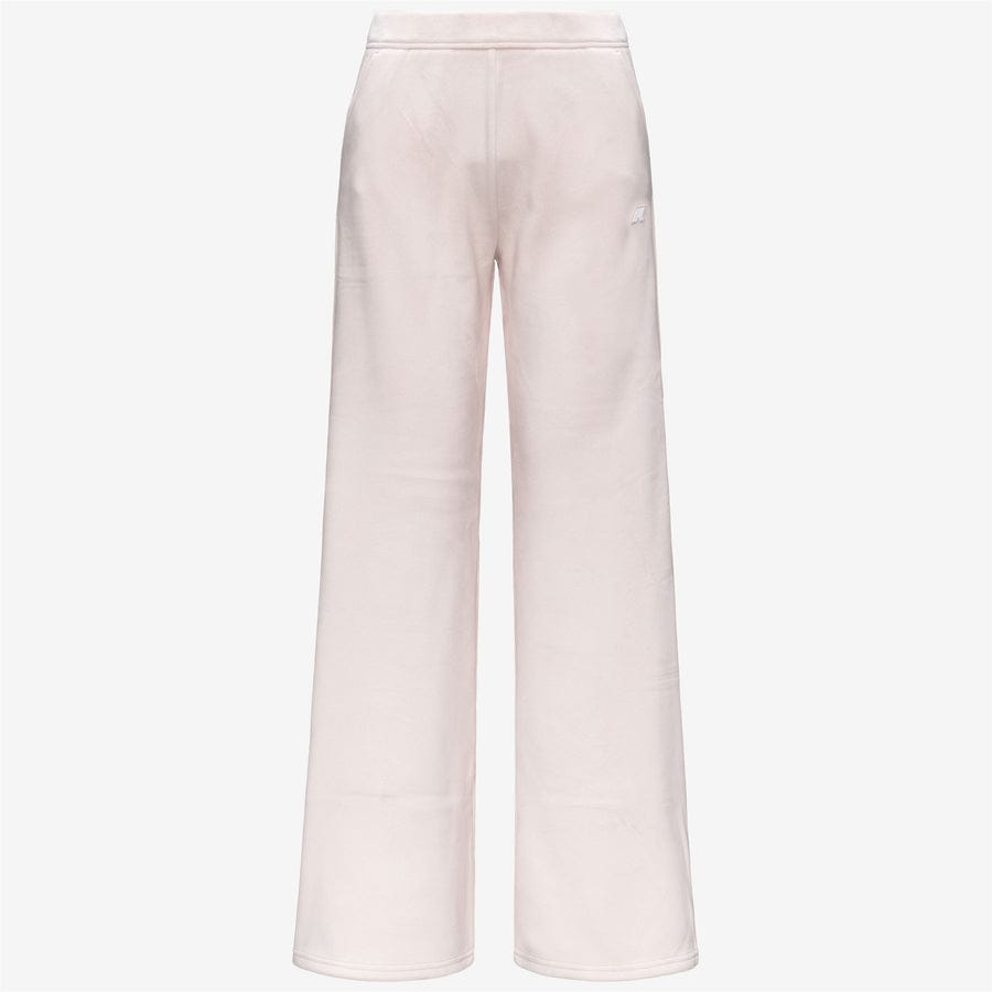 k-way donna pantalone modello jenny velour polar k7128cw colore rosa chiaro rose hushed b3h