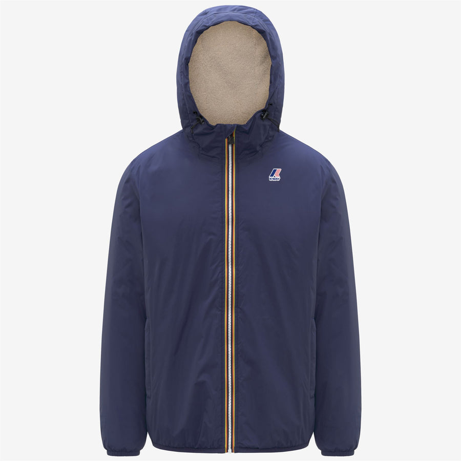 k-way uomo giubbino modello le vrai 4 0 claude colore blu cobalto 867