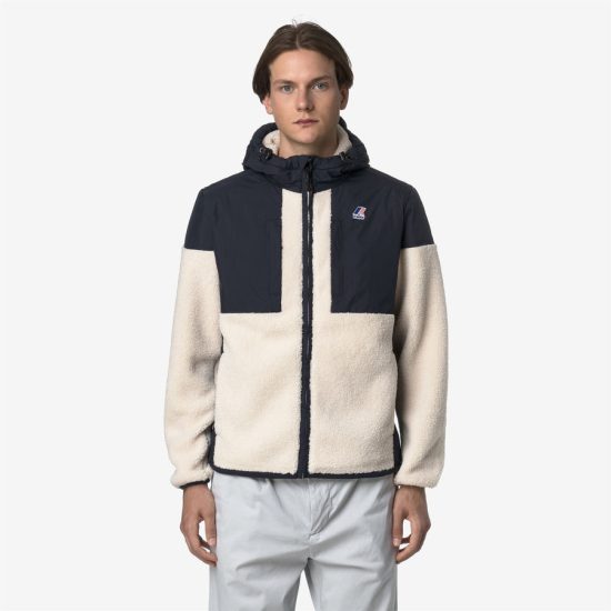 k-way uomo felpa modello samson 4.0 orsetto k5122Sw colore blu