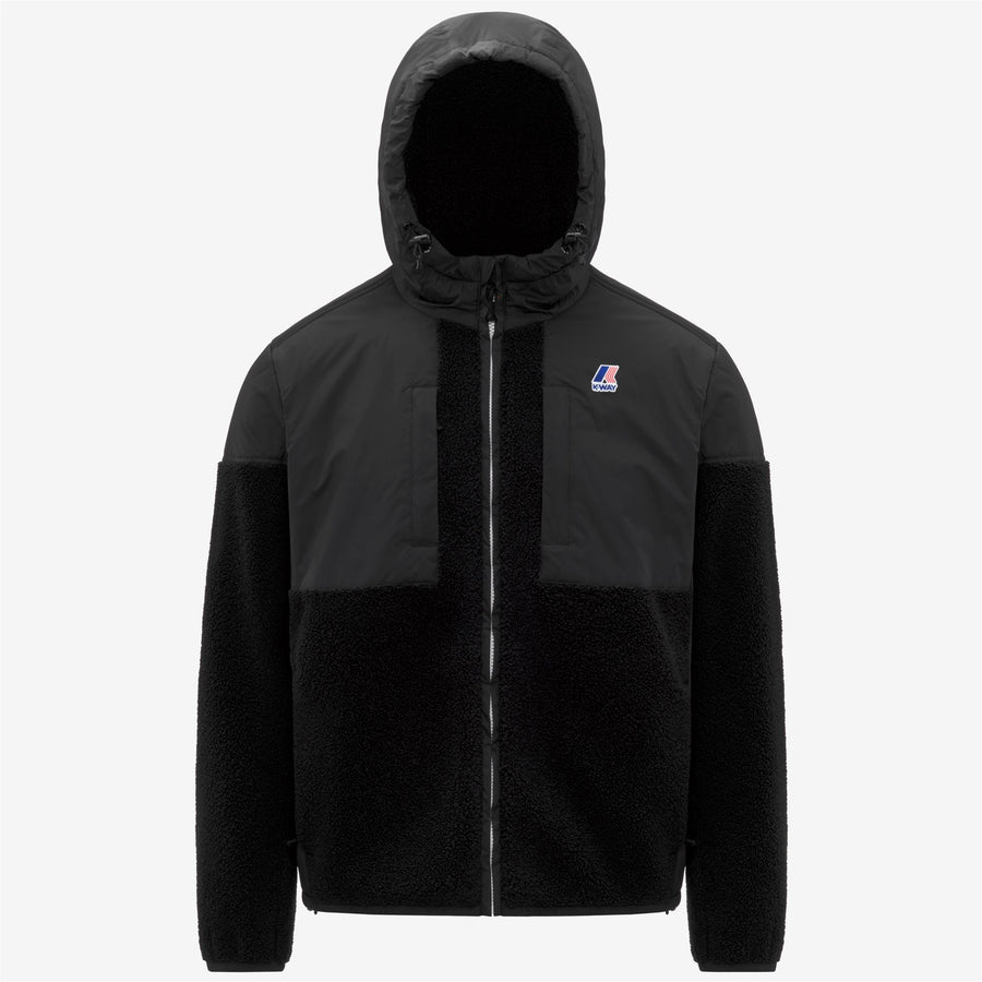 k-way uomo felpa modello samson 4.0 orsetto k5122sw colore nero