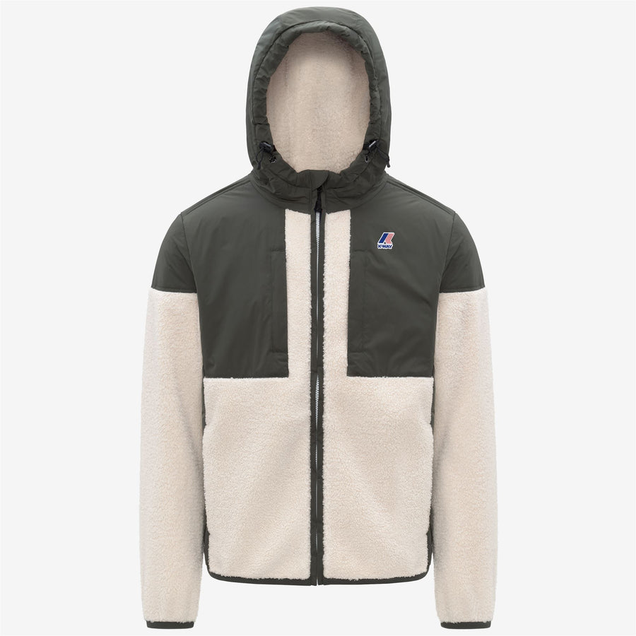 k-way uomo felpa samson 4.0 orsetto k5122sw colore verde