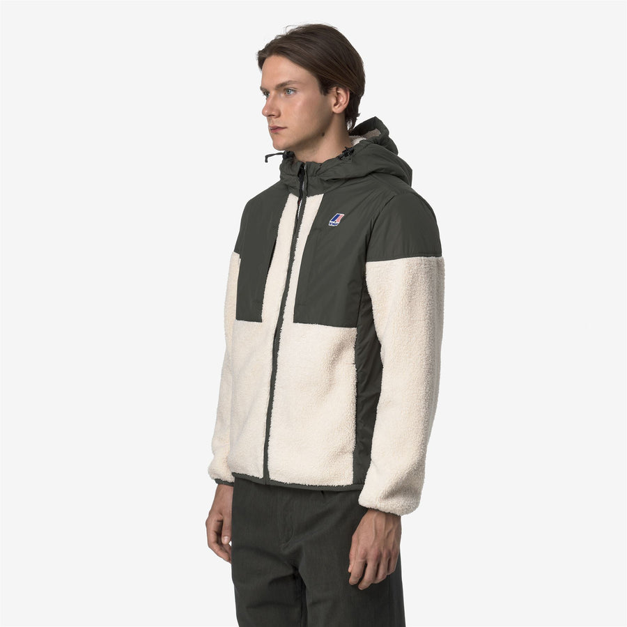 k-way uomo felpa samson 4.0 orsetto k5122sw colore verde