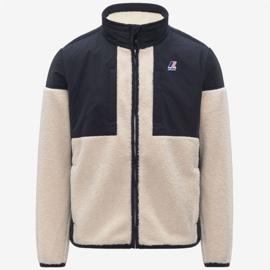 k-way uomo felpa modello sixte 4.0 orsetto k6133hw colore blu