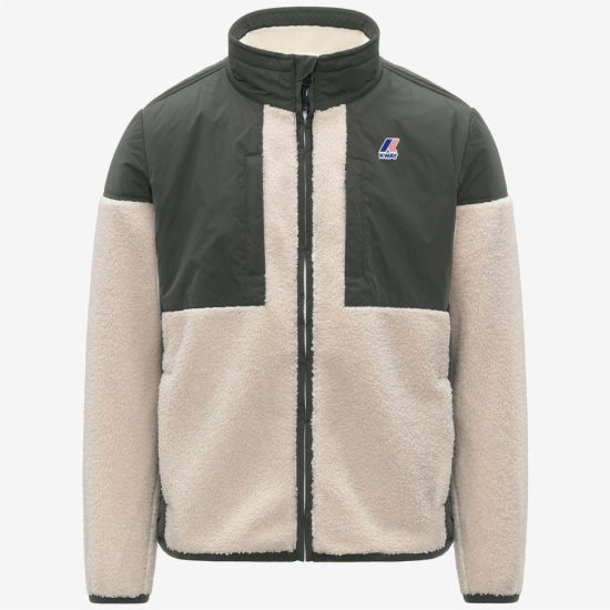 k-way uomo felpa modello sixte 4.0 orsetto k6133hw colore verde