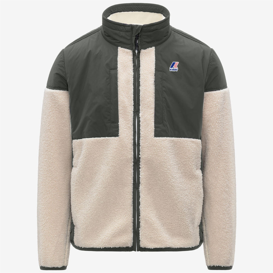 k-way uomo felpa modello sixte 4.0 orsetto k6133hw colore verde