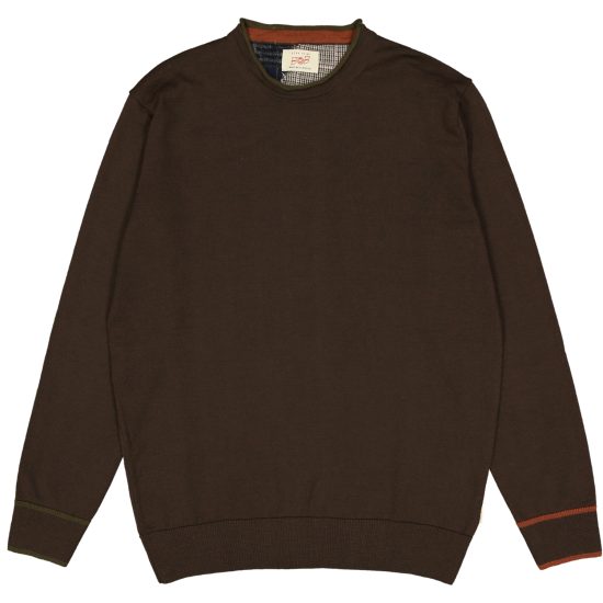 bob maglione girocollo modello davin colore moro