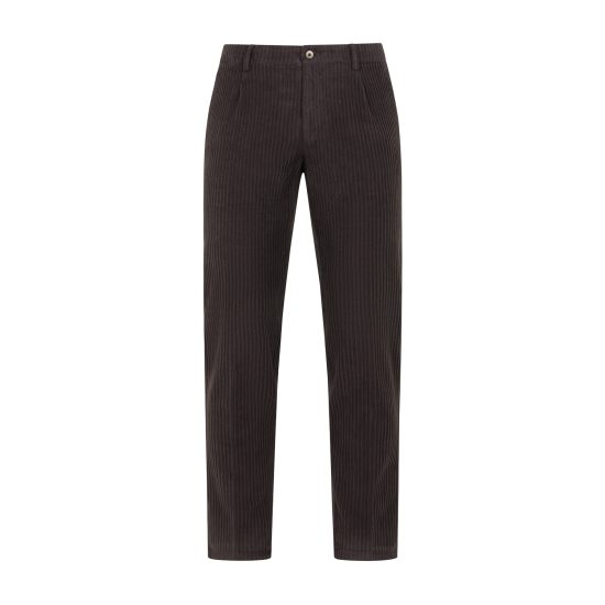 Mascaro Pantalone in Velluto Costa Roccia Marrone