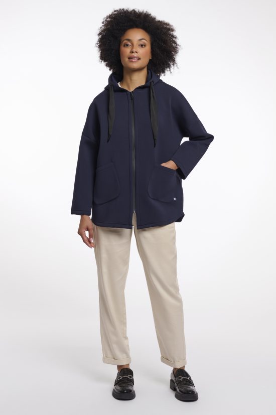 rino e pelle giubbino modello bray 7002621 colore blu scuro