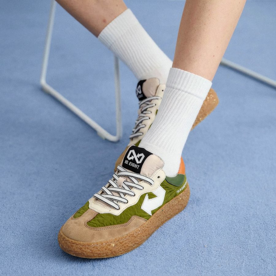 id eight sneakers modello uriduri colore olive green